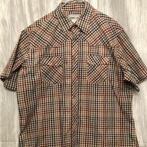 Wrangler Wrancher Pearl Snap XL ShortSleeved Shirt